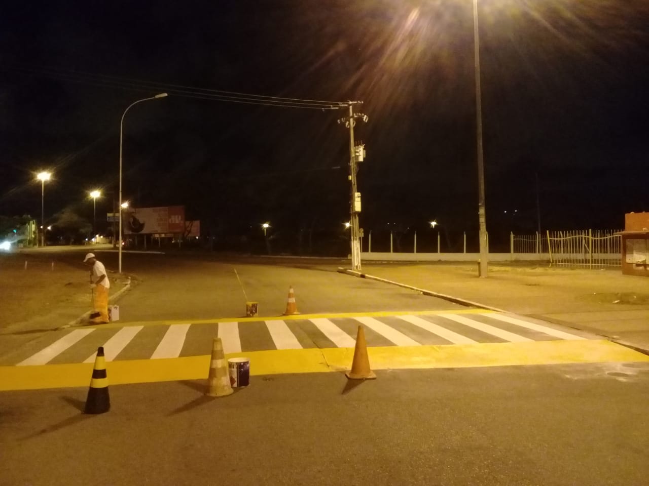 SMTT intensifica revitalização de sinalizações durante o período da noite para não prejudicar trânsito - SMTT Aracaju